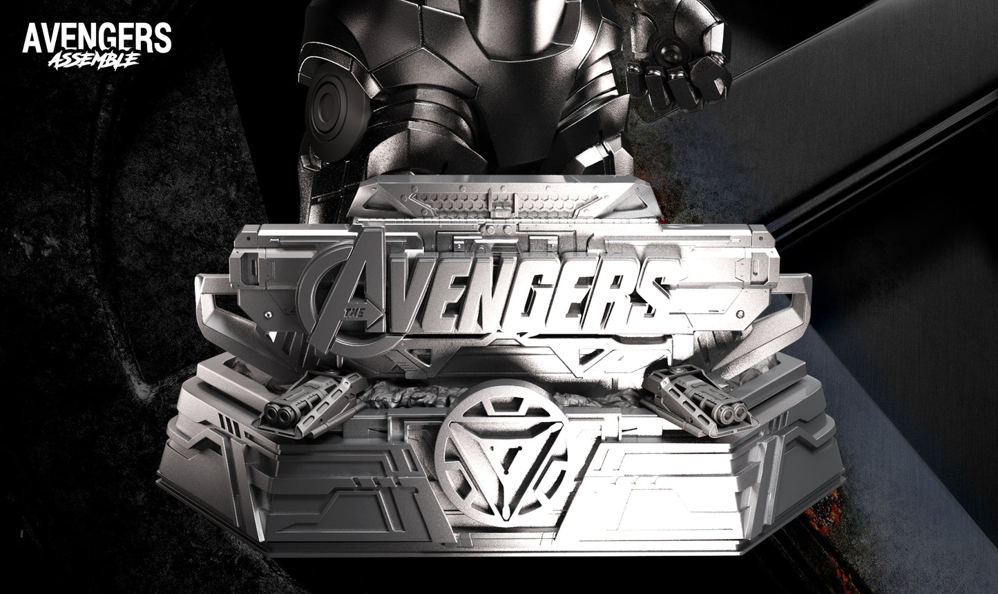 3D Printed 16K MARVEL Fan Made WICKED - Iron Man Bust 1:4 scale Unpainted