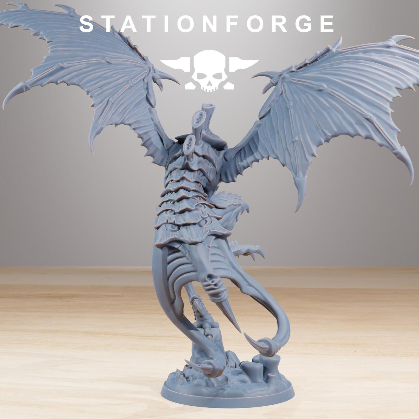 Xenarid Flyer Leader Tyrant Beast Leviathan Fleet Wargame Grimdark Proxy