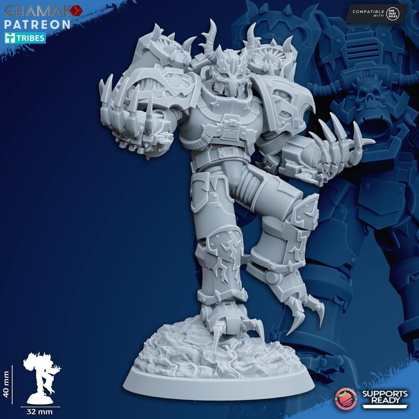Warped Claws Jump Pack Marines x10 Wargame Grimdark Proxy
