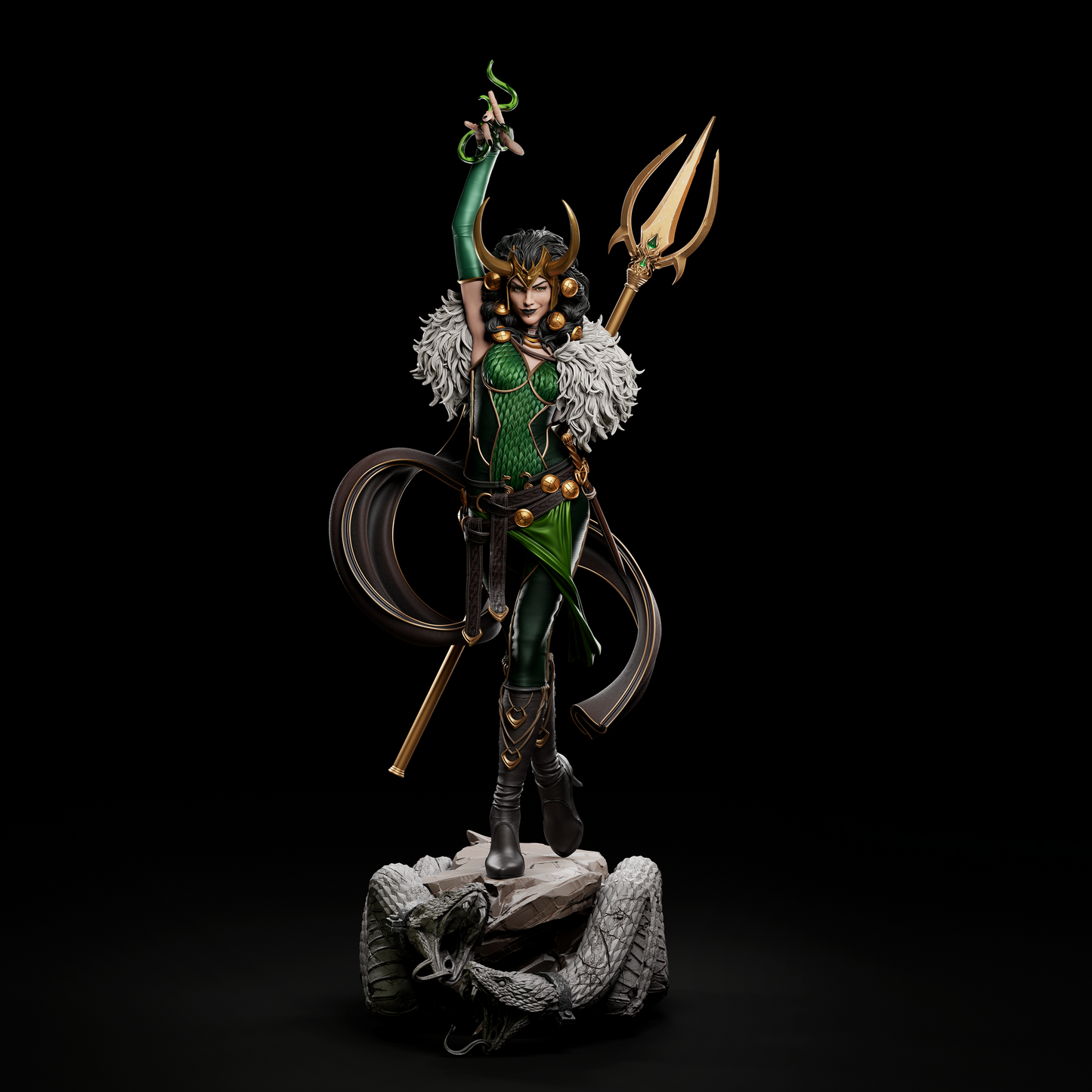 Lady Loki – CA3D 3D Printed 16K Unpainted Resin Model Kit 1:6 scale 460mm