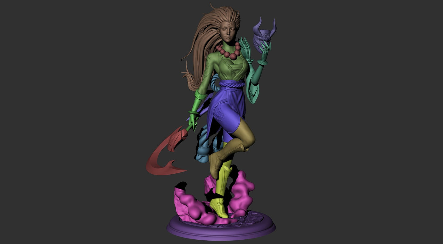 Bloodmoon CA3D 3D Printed 16K Unpainted Resin Statue 1:6