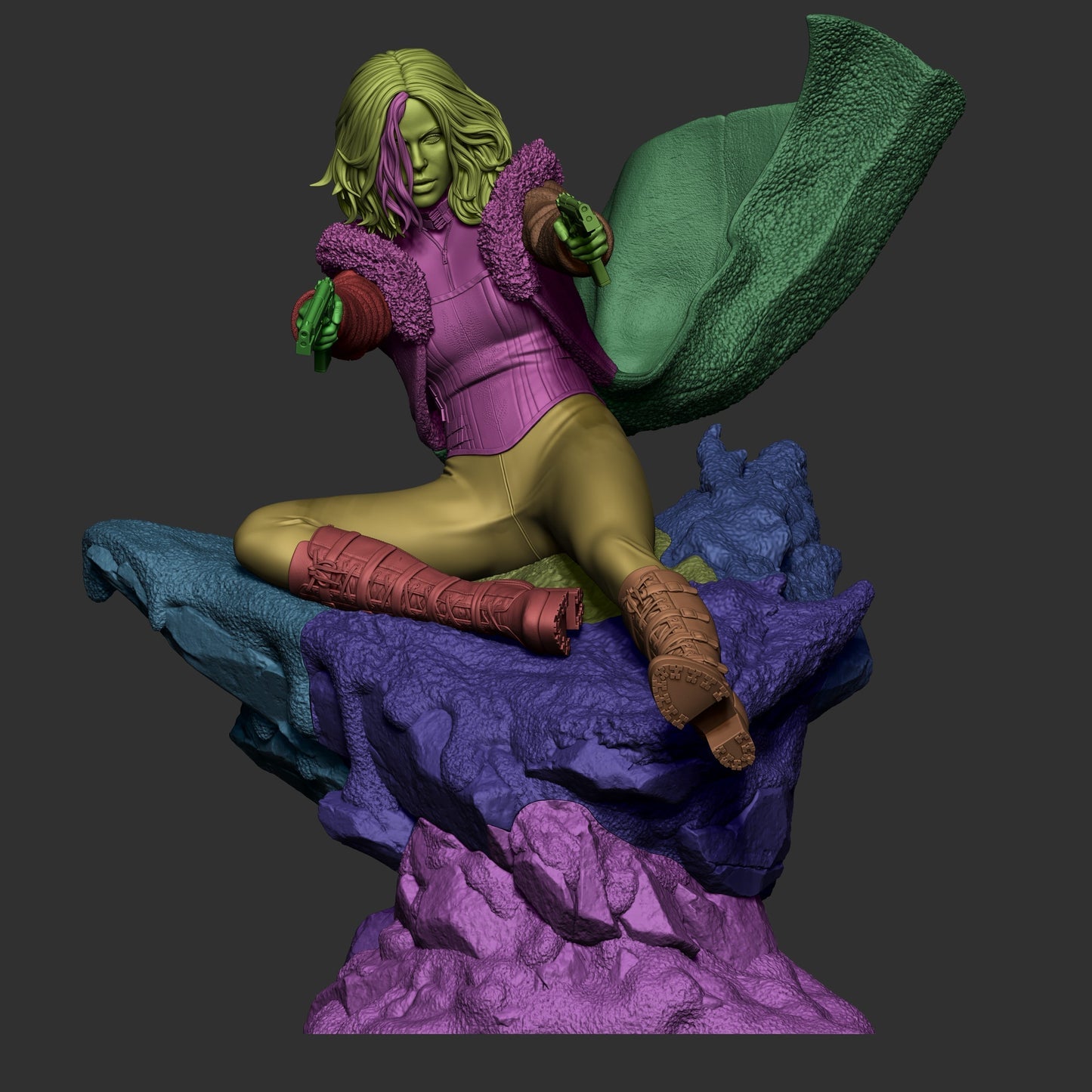 Selene (Underworld) – CA3D 3D Printed 16K Unpainted Resin Model Kit 1:6 304mm