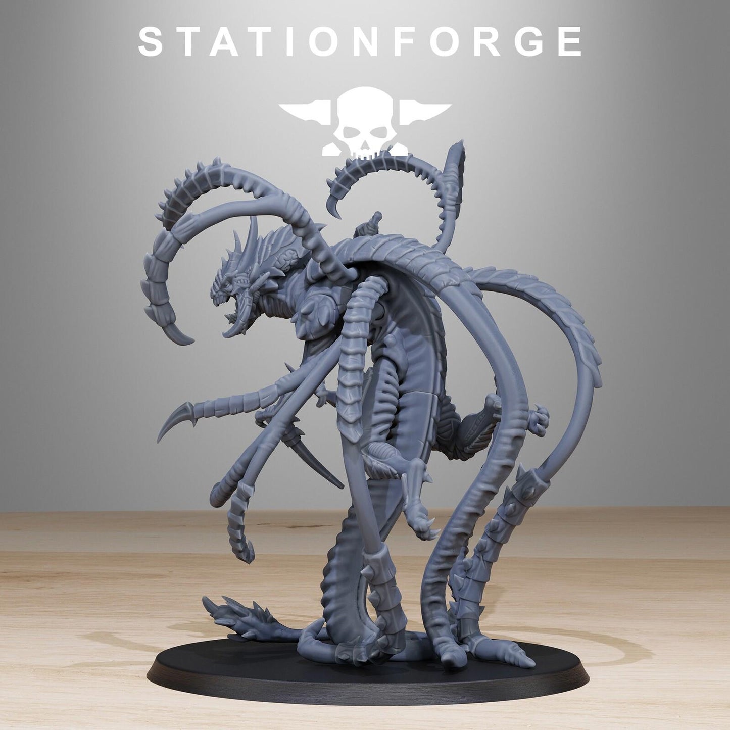 Xenarid Assassin Leviathan Fleet 3D Printed Resin Miniature Hive Bugs 120mm base
