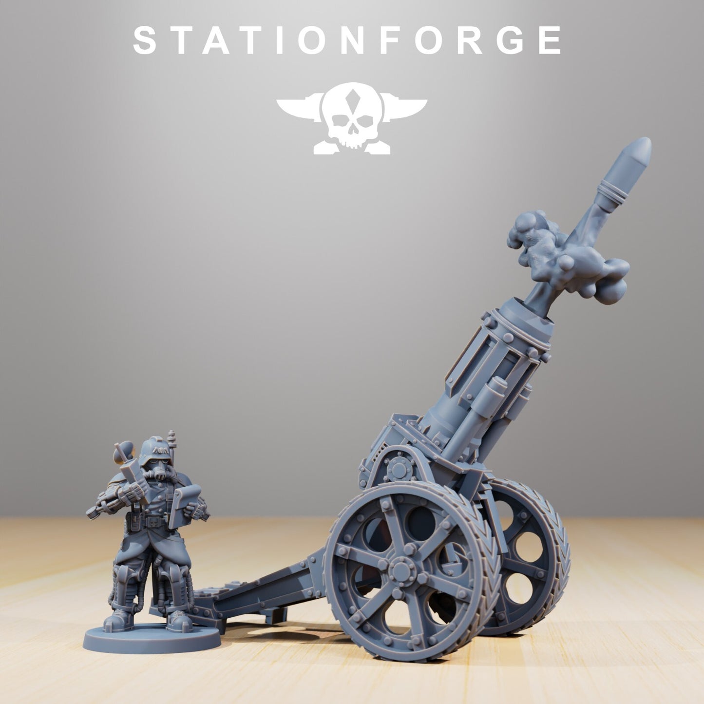 Imperial Soldiers Grim Guard Death Division Light Artillery Korps StationForge