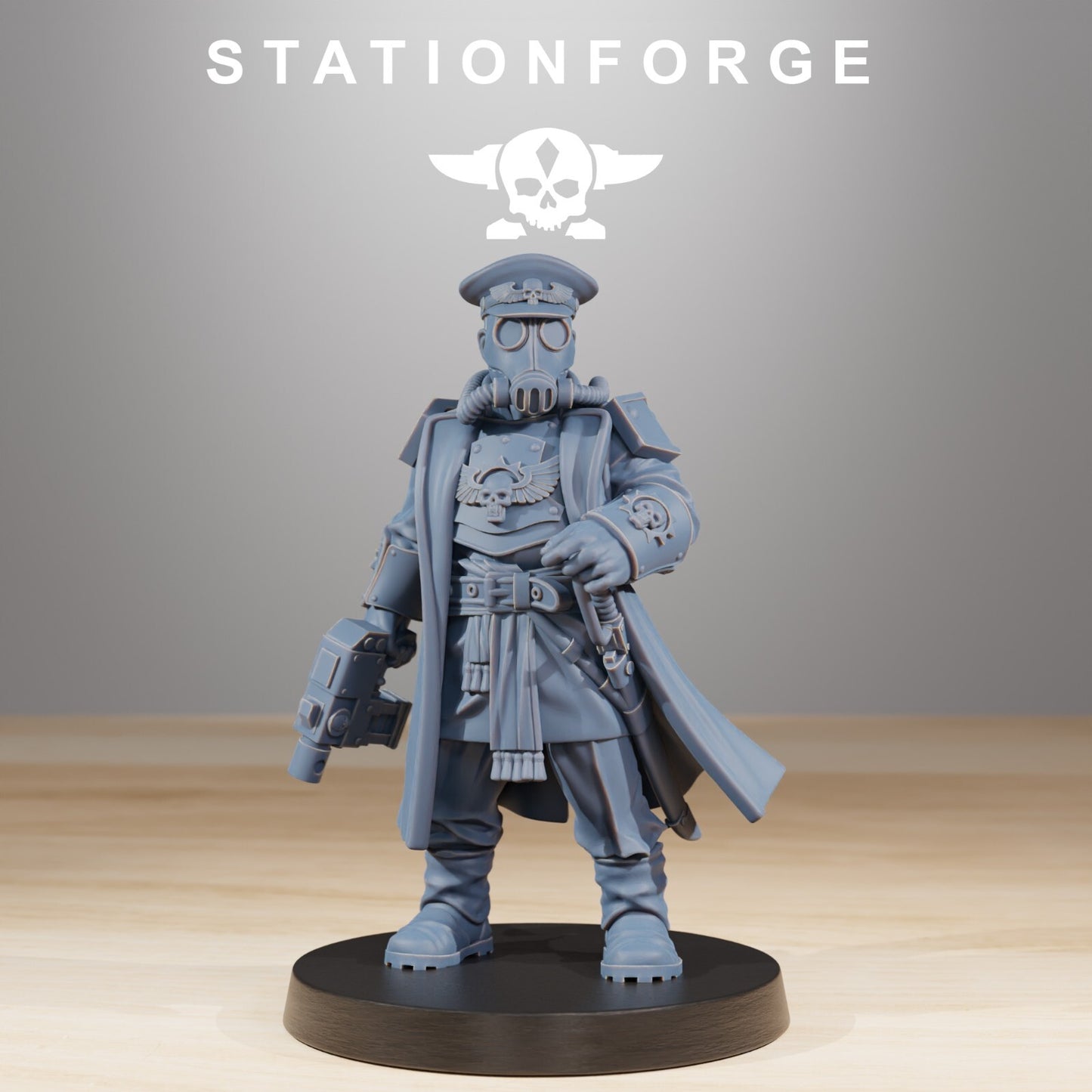Imperial Soldiers Grim Guard x3 Death Division Commander Korps StationForge