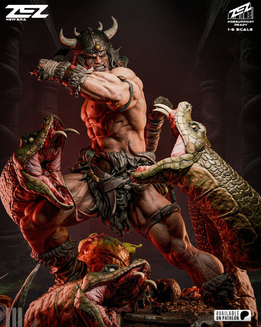 Conan Statue ZEZ Studio 1:6 Fan Art Resin Model Kit