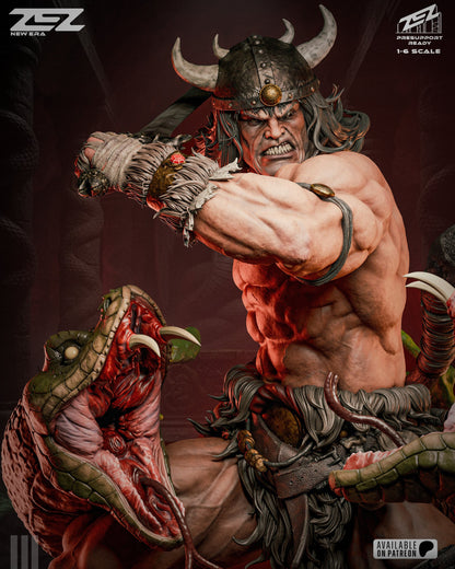 Conan Statue ZEZ Studio 1:6 Fan Art Resin Model Kit