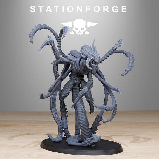 Xenarid Assassin Leviathan Fleet 3D Printed Resin Miniature Hive Bugs 120mm base