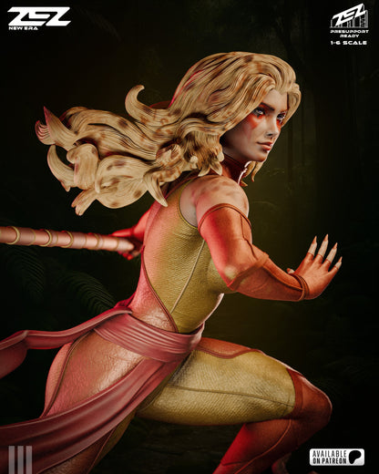 Cheetara Statue 1:6 Fan Art Resin Model Kit ZEZ Studio