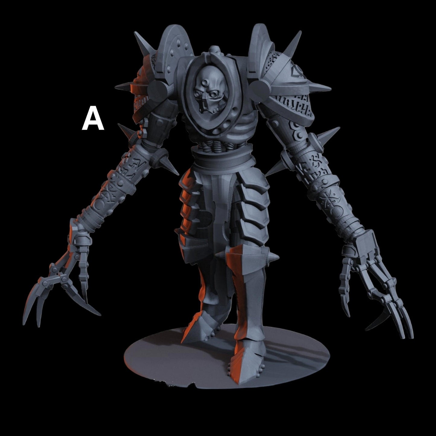 Trench Warlock of Goetic Arts x2 Grimdark Diceverse Resin 32mm Miniature