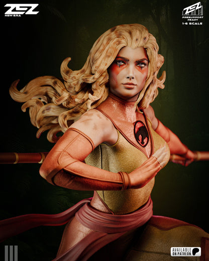 Cheetara Statue 1:6 Fan Art Resin Model Kit ZEZ Studio