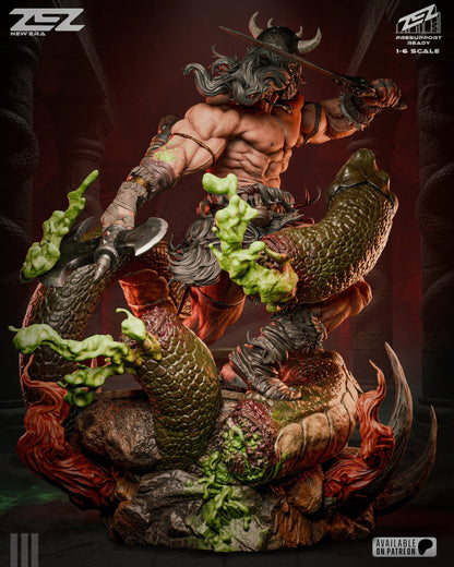 Conan Statue ZEZ Studio 1:6 Fan Art Resin Model Kit
