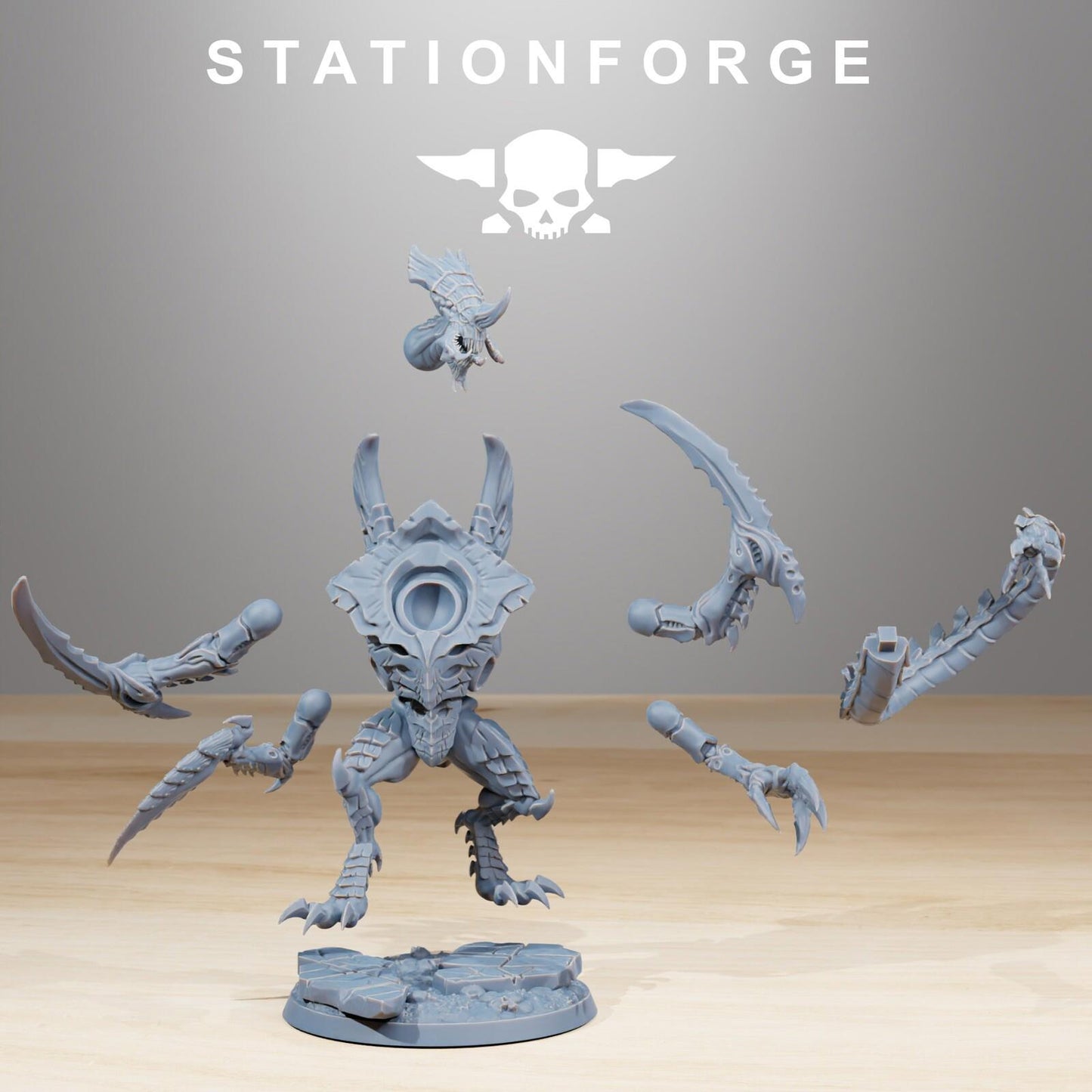 Xenarid Nyxar x1 Tyrant Beast Lord Of The Swarm Wargame Grimdark Proxy