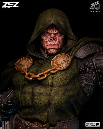 Dr Doom (ZEZ) - 3D Printed Fan Art Model Kit 1:6 Scale