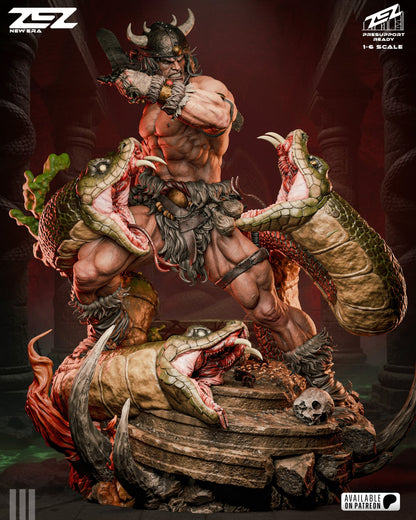 Conan Statue ZEZ Studio 1:6 Fan Art Resin Model Kit