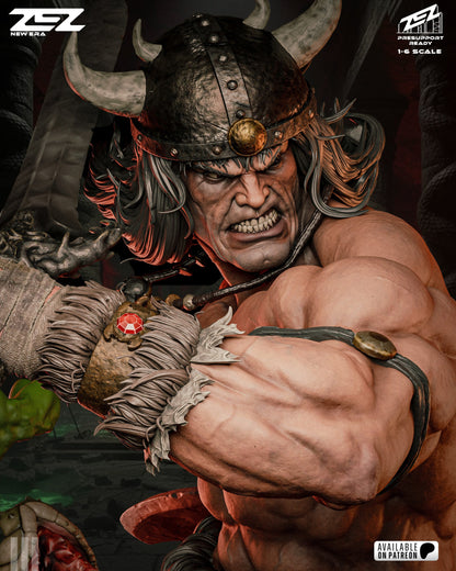 Conan Statue ZEZ Studio 1:6 Fan Art Resin Model Kit