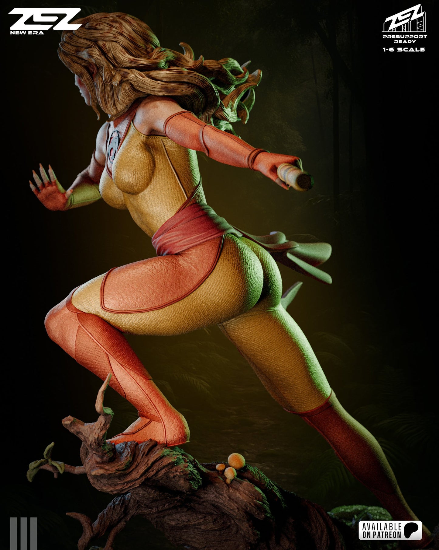 Cheetara Statue 1:6 Fan Art Resin Model Kit ZEZ Studio