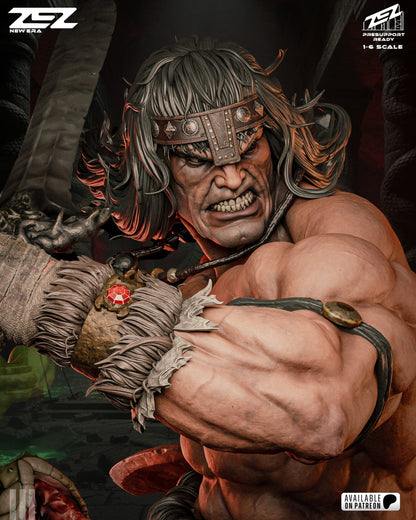 Conan Statue ZEZ Studio 1:6 Fan Art Resin Model Kit