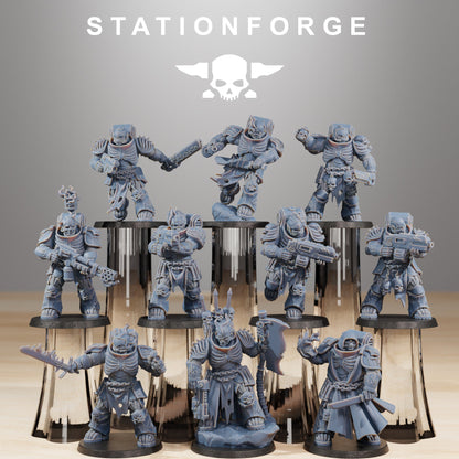 Socratis Doom Reapers StationForge 10x 3D Printed Resin Miniatures 32mm
