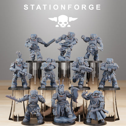 Socratis Doom Reapers StationForge 10x 3D Printed Resin Miniatures 32mm