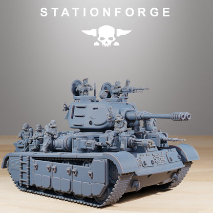 GrimGuard Heavy Battle Tank Wargame Proxy Vehicle StationForge