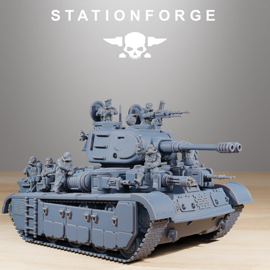 GrimGuard Heavy Battle Tank Wargame Proxy Vehicle StationForge