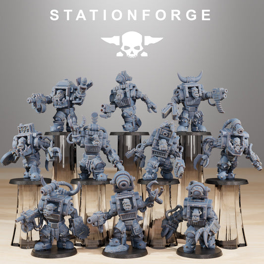 Orkaz Steelbrutes Ork Proxy StationForge 3D Printed Resin Miniatures