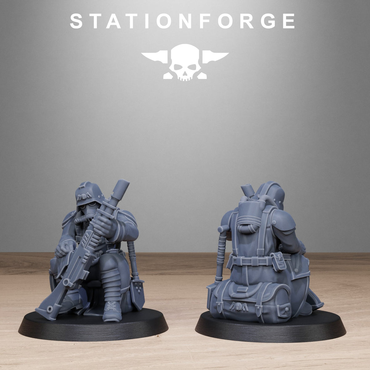 GrimGuard Chill Squad StationForge 32mm 16K Resin 10 Miniatures