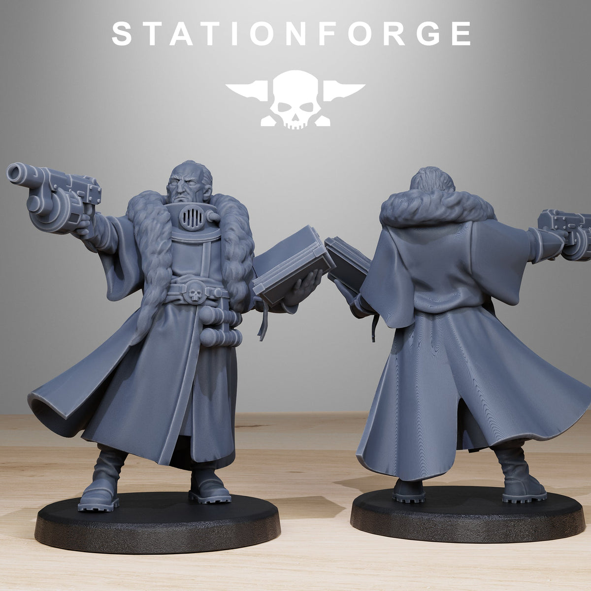 GrimCorp Mercenaries StationForge 10x 3D Printed Resin Miniatures 32mm