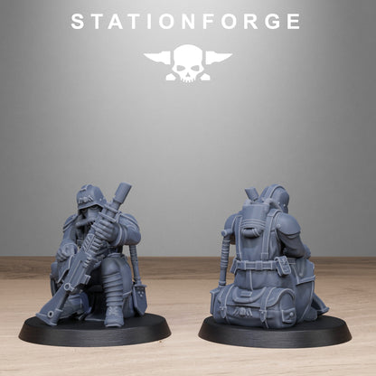 GrimGuard Chill Squad StationForge 32mm 16K Resin 10 Miniatures