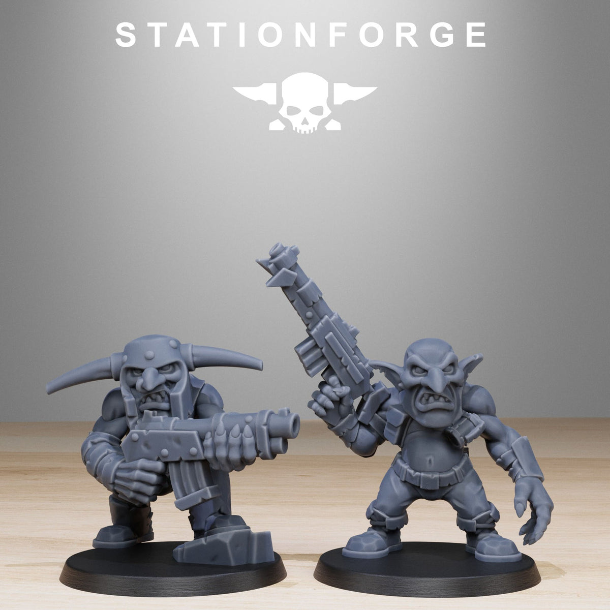Gobs Infantry Reborn Wargame Proxy Miniatures StationForge