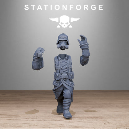 GrimGuard Light Artillery 2.0 StationForge 32mm 16K Resin Miniatures