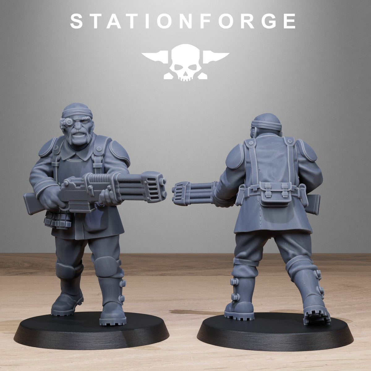 FreeGuard Infantry StationForge 32mm 16K Resin 10 Miniatures