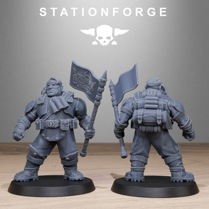 GrimGuard Jungle Fighter Mutants StationForge 3D Printed Resin Miniatures