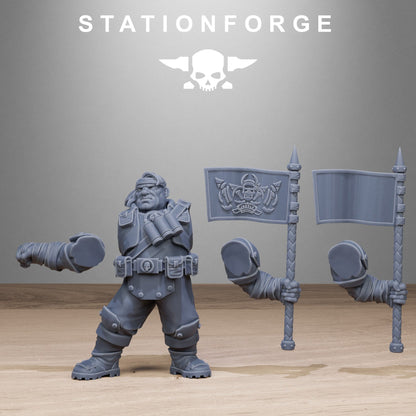 GrimGuard Jungle Fighter Mutants StationForge 3D Printed Resin Miniatures