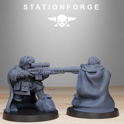 GrimGuard Skulldart Trappers Station Forge 32mm Resin Miniatures Unpainted