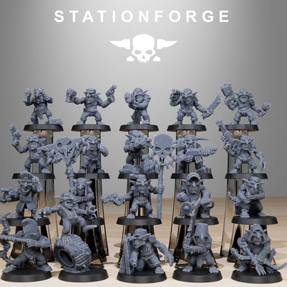 Gobs Infantry Reborn Wargame Proxy Miniatures StationForge