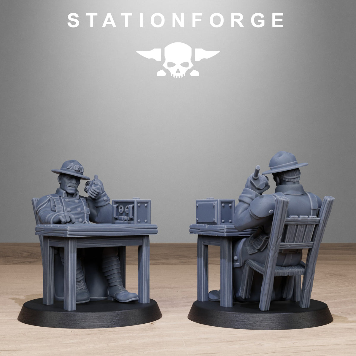 GrimGuard Chill Squad StationForge 32mm 16K Resin 10 Miniatures