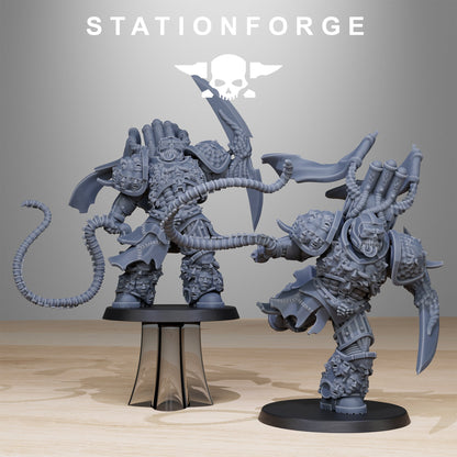 2x Corrupted Socratis Punisher StationForge 32mm 16K Resin Miniatures