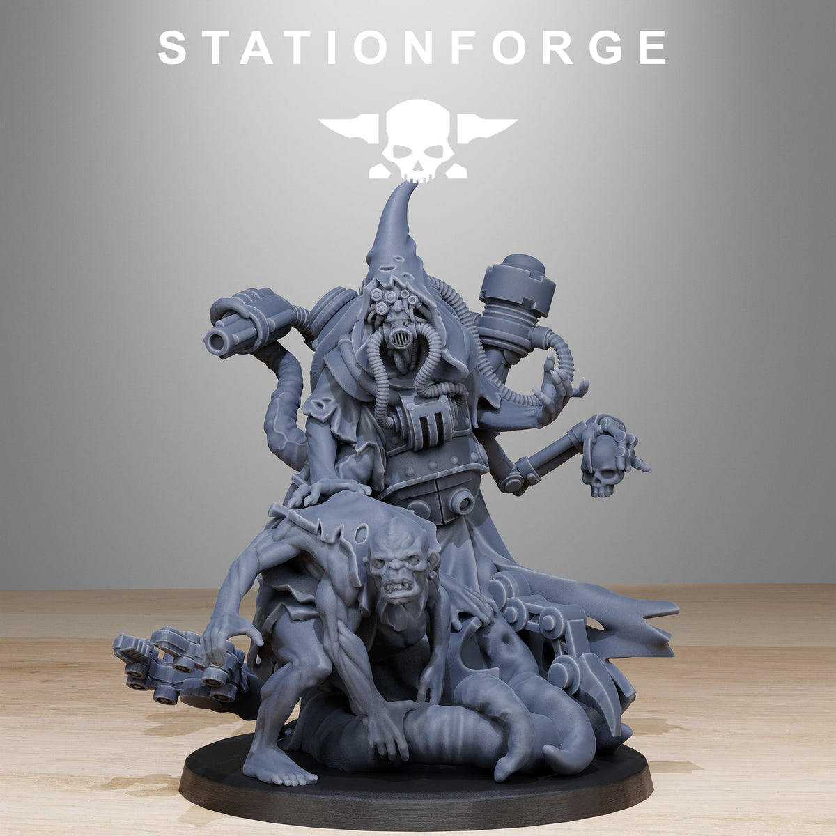 Scavenger Lotharius StationForge 32mm 16K Resin Wargaming Miniature