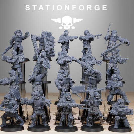 Corrupted Guard Builder Kit Wargame Proxy Miniatures StationForge