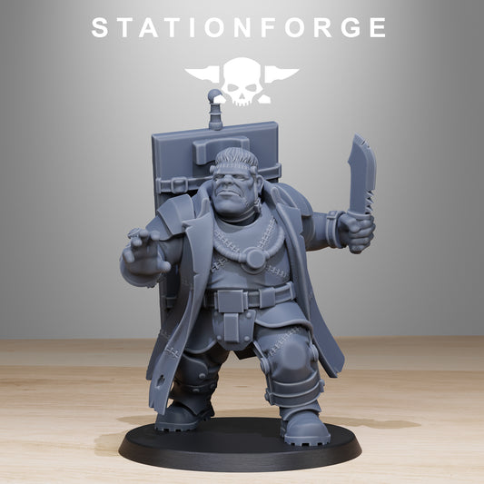 GrimGuard Mutants Station Forge 3D Printed Resin Miniatures 32mm