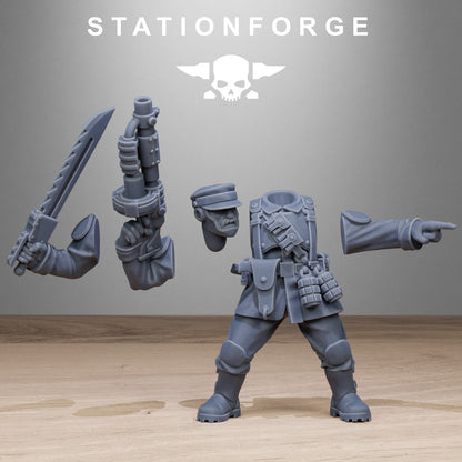 FreeGuard Infantry StationForge 32mm 16K Resin 10 Miniatures
