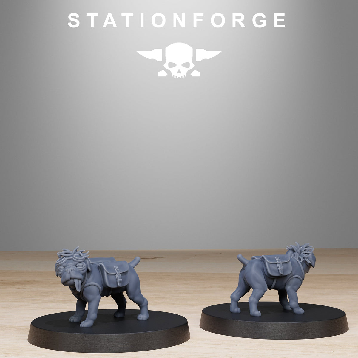 GrimGuard Skulldart Trappers Station Forge 32mm Resin Miniatures Unpainted