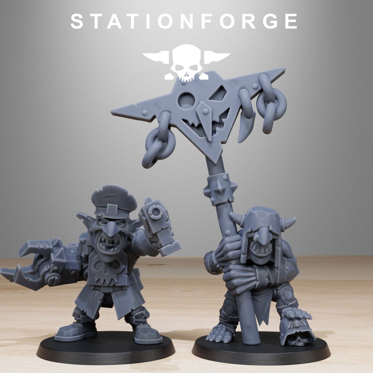 Gobs Infantry Reborn Wargame Proxy Miniatures StationForge