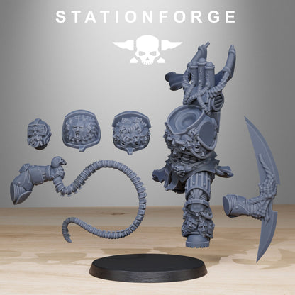 2x Corrupted Socratis Punisher StationForge 32mm 16K Resin Miniatures