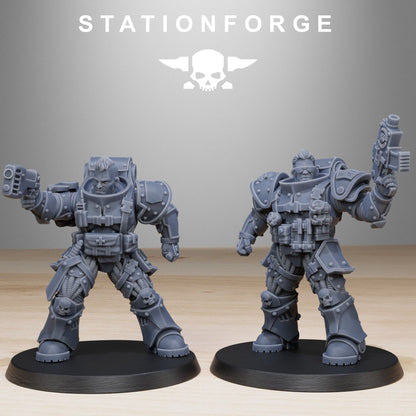 Socratis Light Reinforcement StationForge 32mm 16K Resin 10 Miniatures