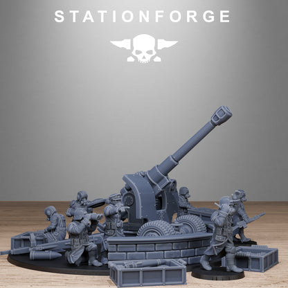 GrimGuard Light Artillery 2.0 StationForge 32mm 16K Resin Miniatures