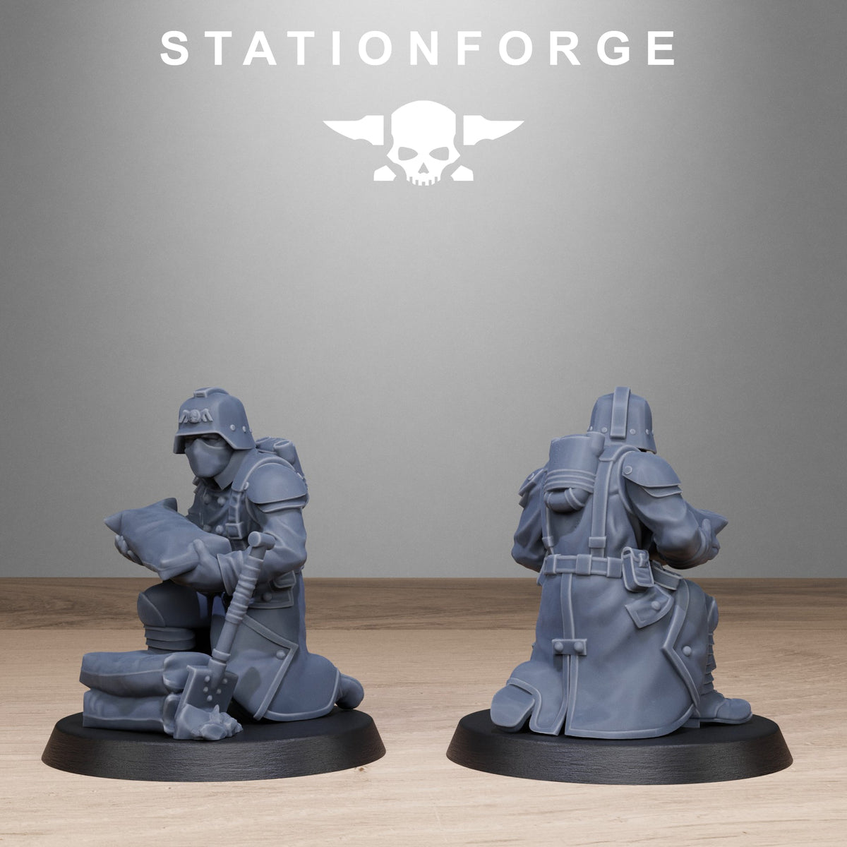 GrimGuard Chill Squad StationForge 32mm 16K Resin 10 Miniatures