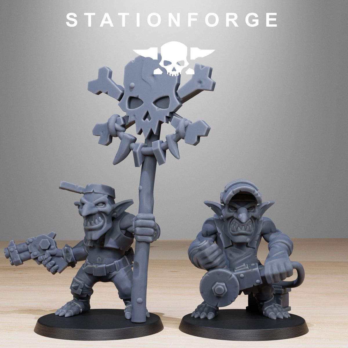 Gobs Infantry Reborn Wargame Proxy Miniatures StationForge